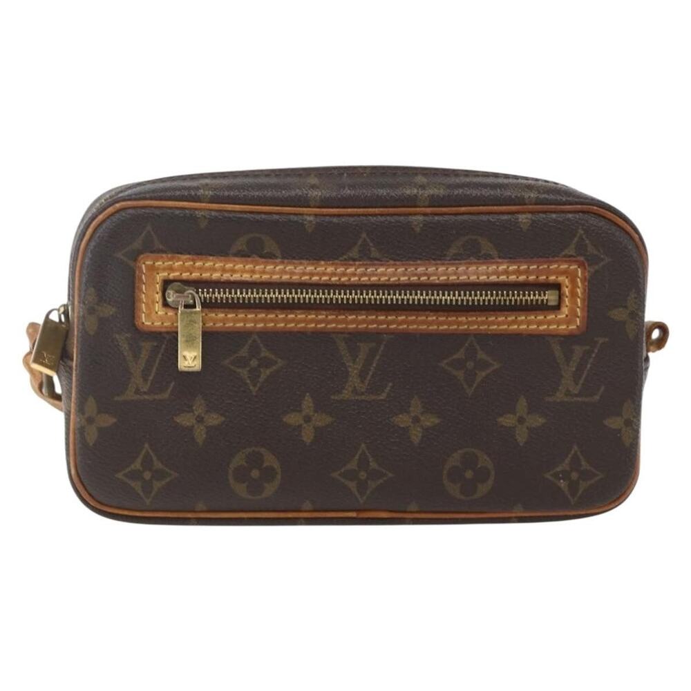 Louis Vuitton Monogram Pochette Cite Shoulder Bag Brown